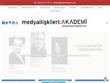 Tablet Screenshot of medyailiskileriegitimi.com